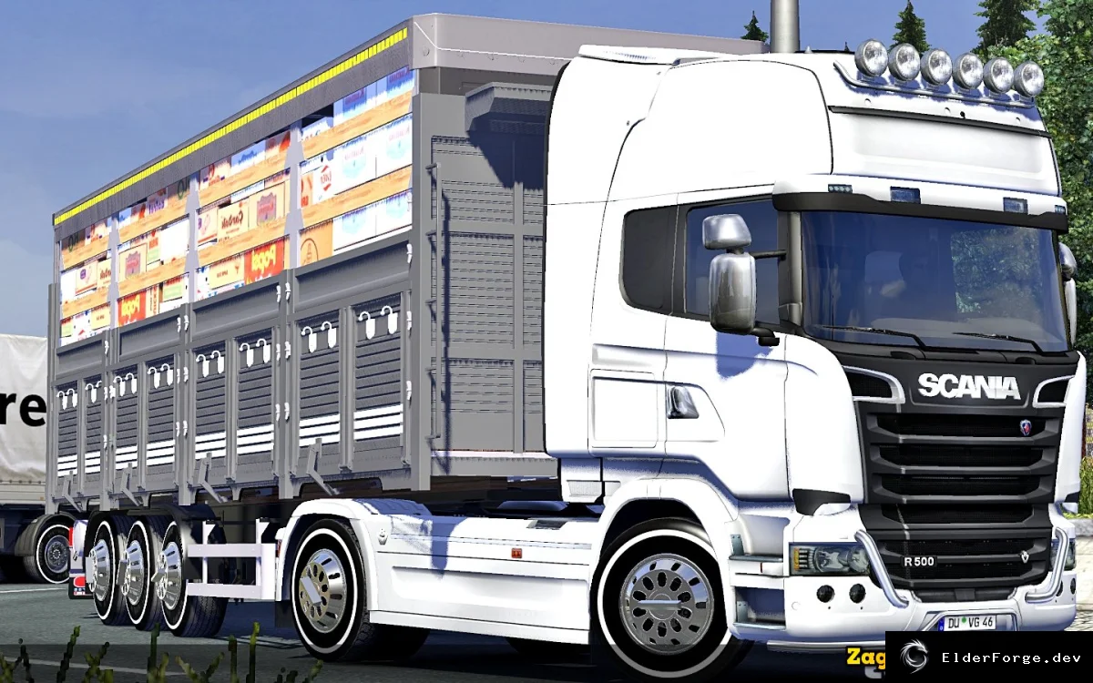 Обложка мода: Hal Trailer v3.0 – новый прицеп для Euro Truck Simulator 2