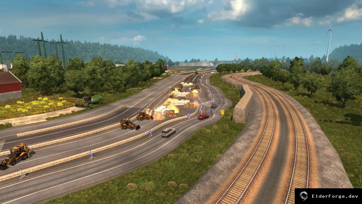 Обложка мода: Hard Truck Map (DPMap) v0.5 – новая карта для Euro Truck Simulator 2