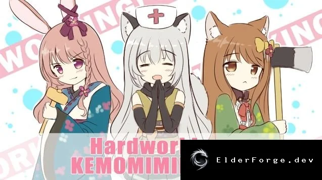Hardworking Kemomimihouse – новые задания для ушастых девочек в RimWorld