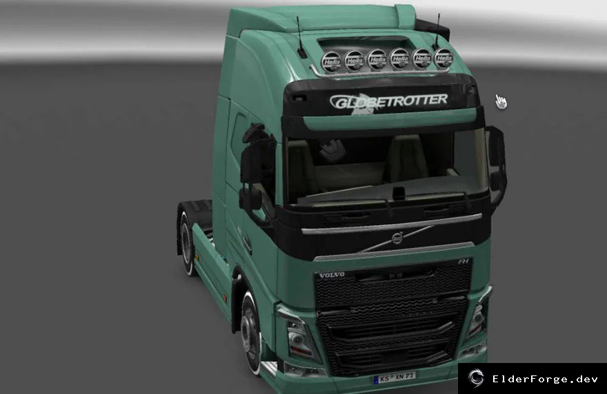 Обложка мода: Hella фары для Euro Truck Simulator 2 – реалистичное освещение
