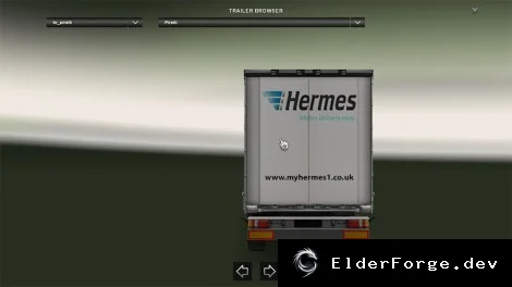 Обложка мода: Hermes Trailer для Euro Truck Simulator 2 – реалистичный прицеп