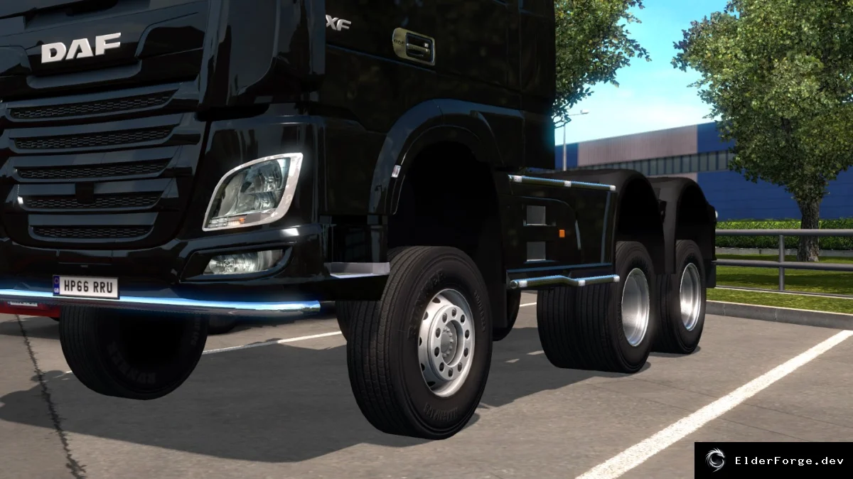 Обложка мода: High Chassis Truck – повышенное шасси для всех грузовиков ETS2 (v1.36‑1.37)
