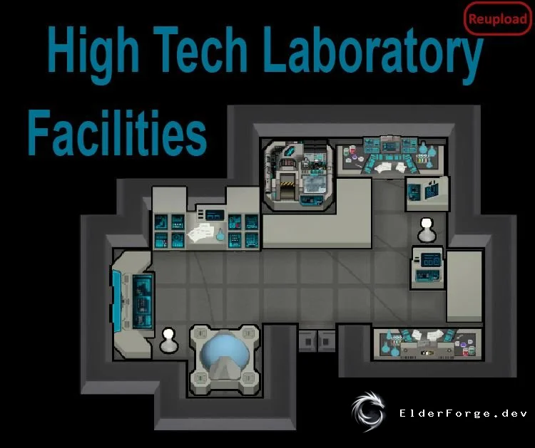 High Tech Laboratory Facilities – новые высокотехнологичные лаборатории для RimWorld