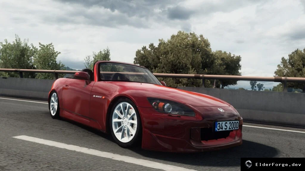 Обложка мода: Honda S2000 кабриолет для Euro Truck Simulator 2 – полная комплектация