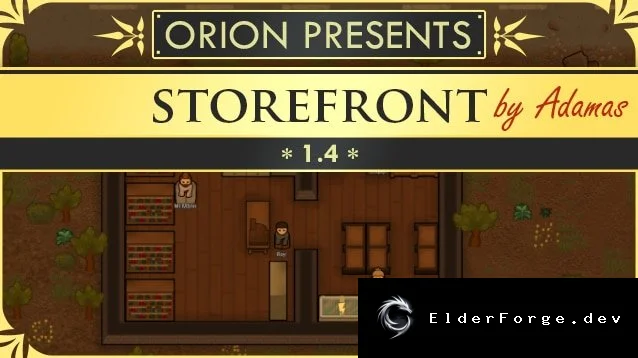 Hospitality: Storefront – магазин в кассовом аппарате для RimWorld