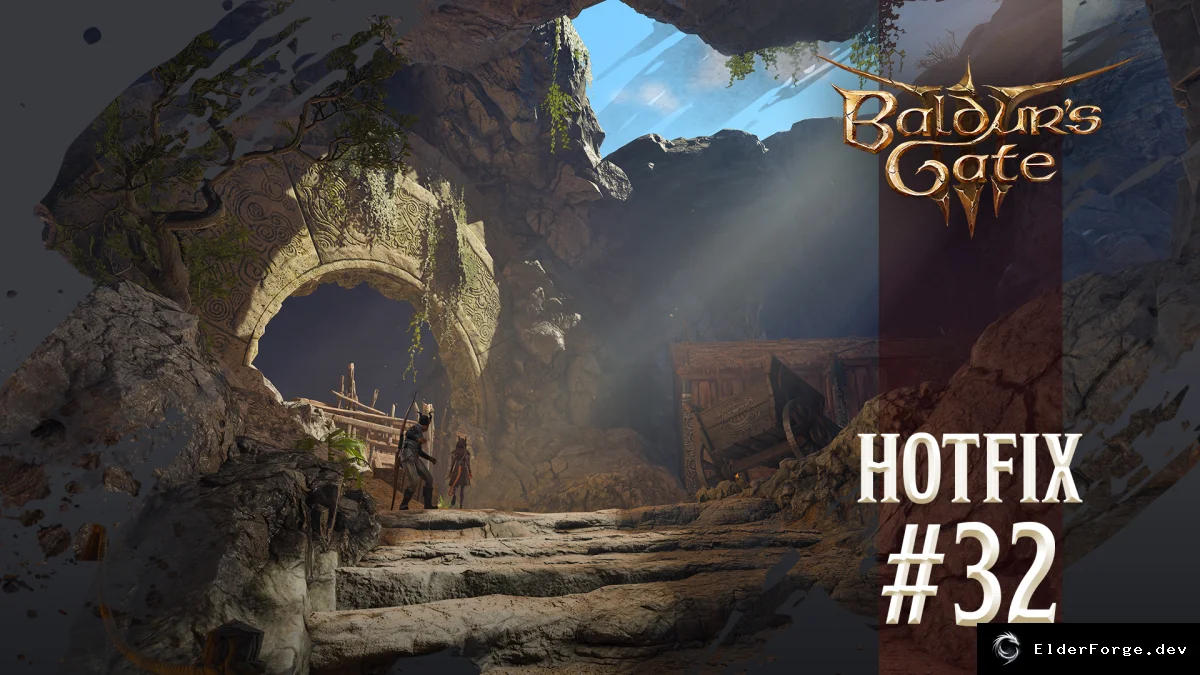 Обложка мода: Hotfix #32 для Baldur's Gate 3 – исправление падений и багов (v4.1.1.6849561)