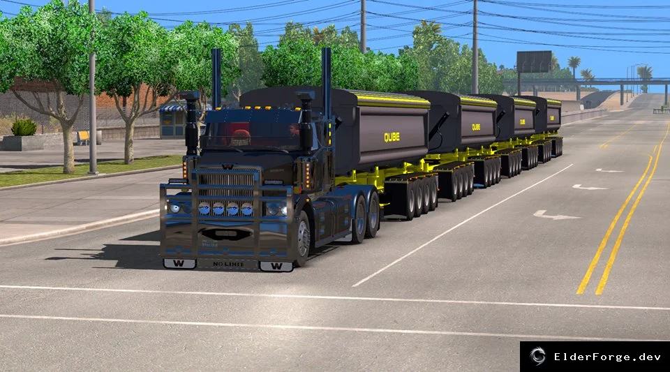 Обложка мода: Howard Porter Quad Side Tippers – новые трейлеры для Euro Truck Simulator 2