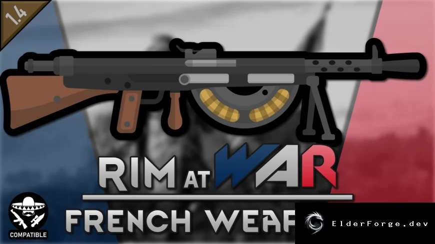 [HRK] RimWorld – Французское оружие WW1‑WW2: 8 исторических образцов