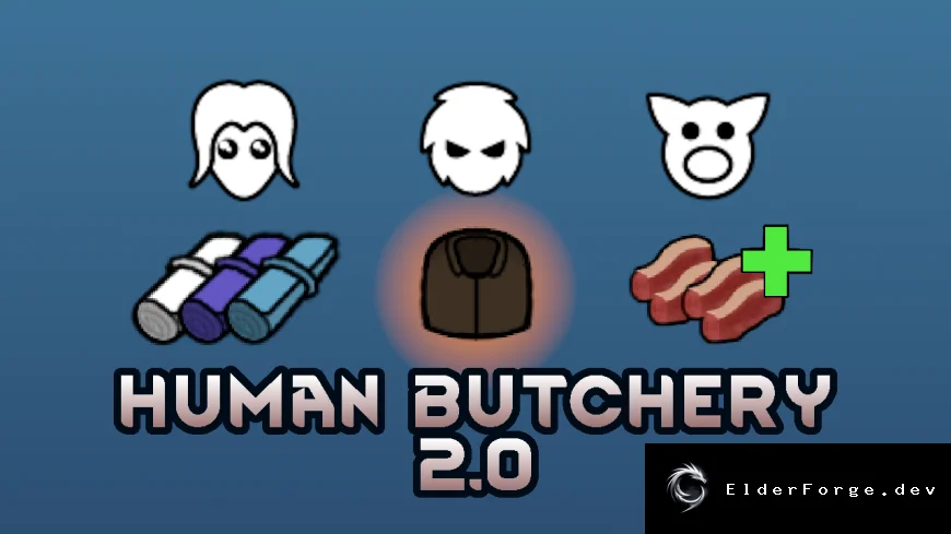 Human Butchery 2.0 – расширенный сбор человеческой кожи в RimWorld