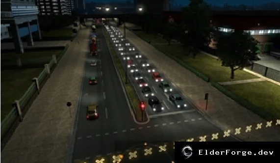 Обложка мода: Hyper Traffic для Euro Truck Simulator 2 – Увеличенный трафик и двойные прицепы