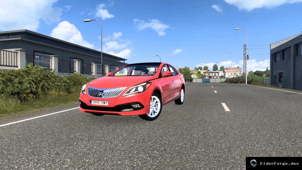 Обложка мода: Hyundai Azera HG для Euro Truck Simulator 2 – новый грузовик 2024