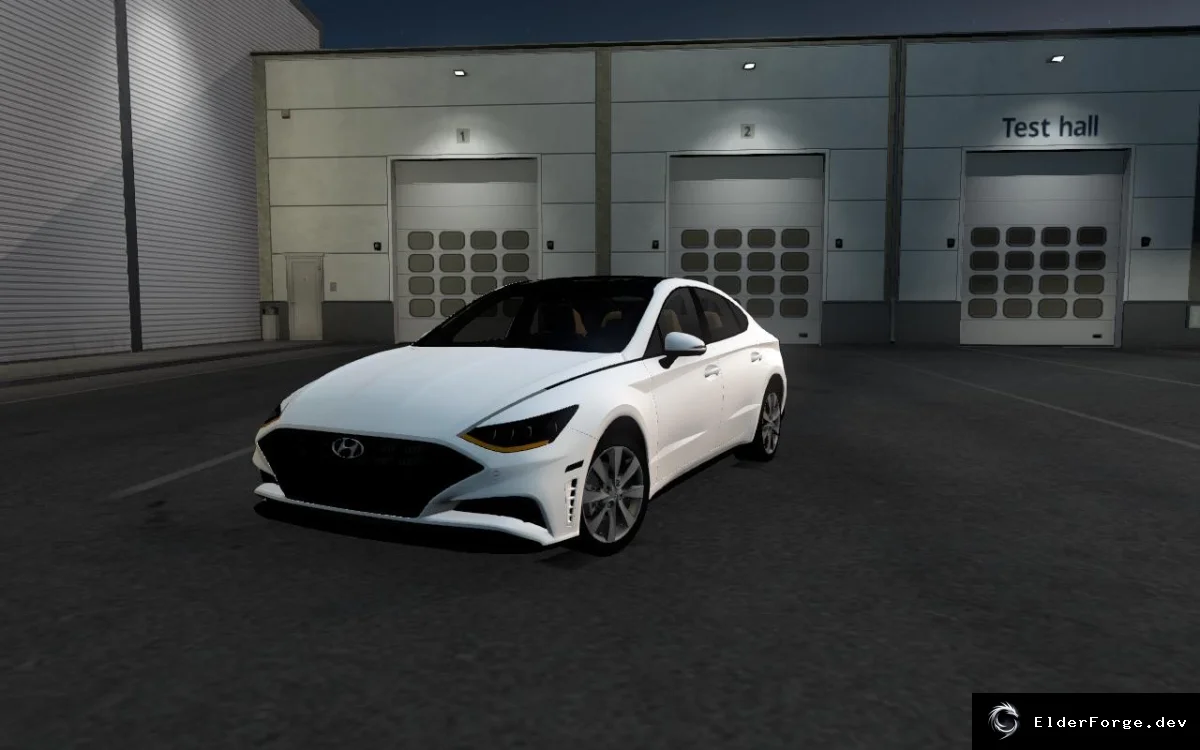 Обложка мода: Hyundai Sonata Sensuous – новый легковой автомобиль для Euro Truck Simulator 2