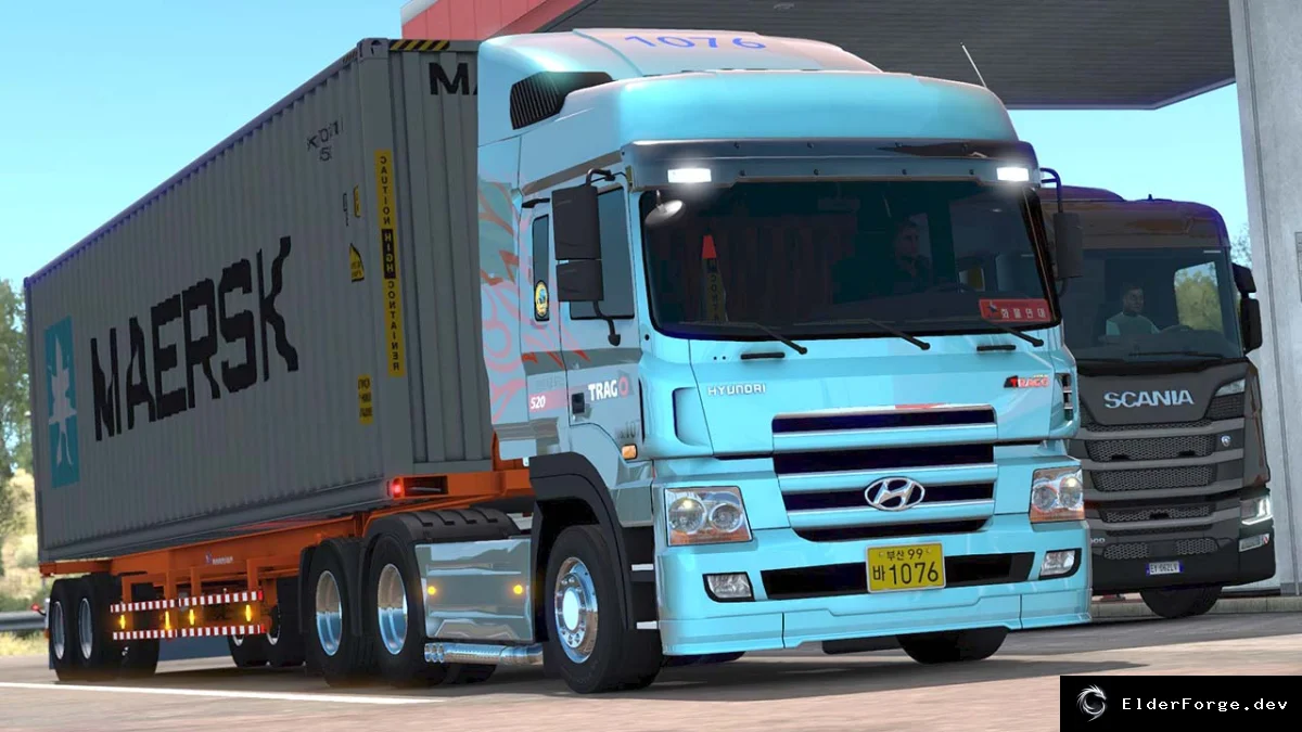 Обложка мода: Hyundai Trago HD Series – новый грузовик для Euro Truck Simulator 2 (ETS2)
