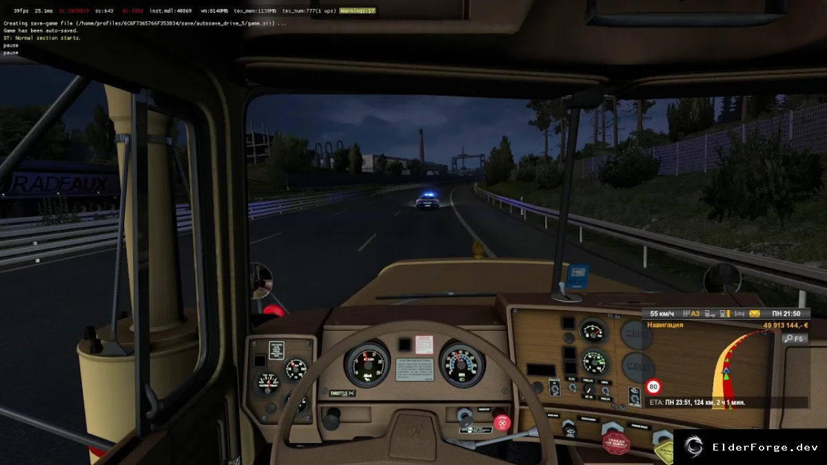 Обложка мода: Яркий свет трафика для Euro Truck Simulator 2 (версии ≤ 1.34)
