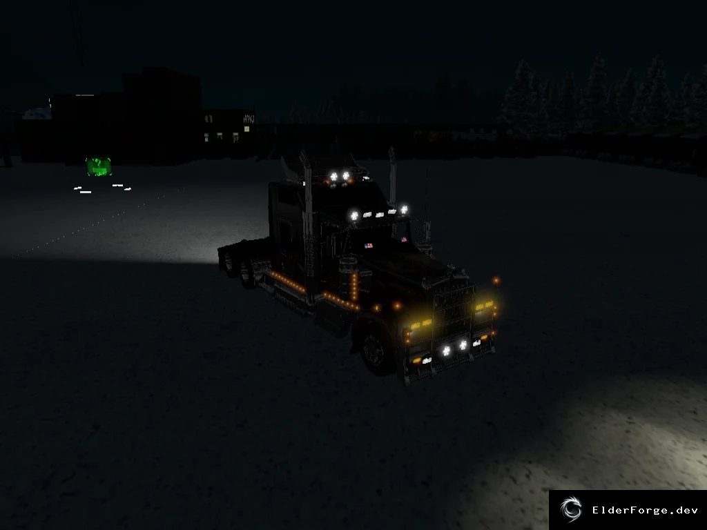 Обложка мода: Яркость задних фар в Euro Truck Simulator 2 – улучшенный свет