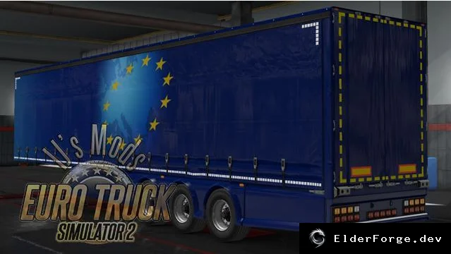Обложка мода: IJ's Custom Owned Trailer – Прицеп для Euro Truck Simulator 2 (v1.0, ETS2 1.32‑1.33)