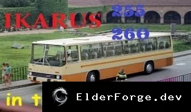 Обложка мода: Ikarus Buses in Traffic – мод для Euro Truck Simulator 2