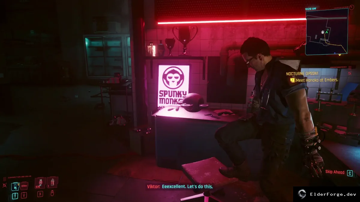 Обложка мода: Immersive Vik – анимированный риппердок в Cyberpunk 2077