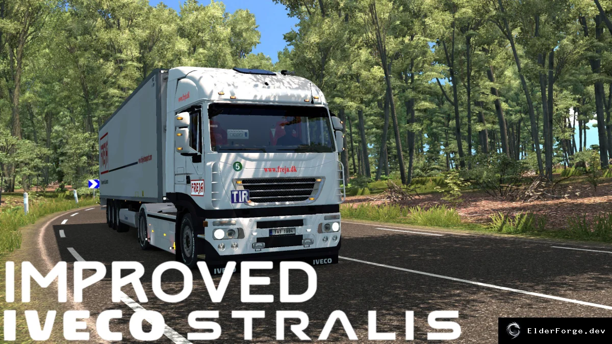 Обложка мода: Improved Iveco Stralis для Euro Truck Simulator 2 – полное переосмысление