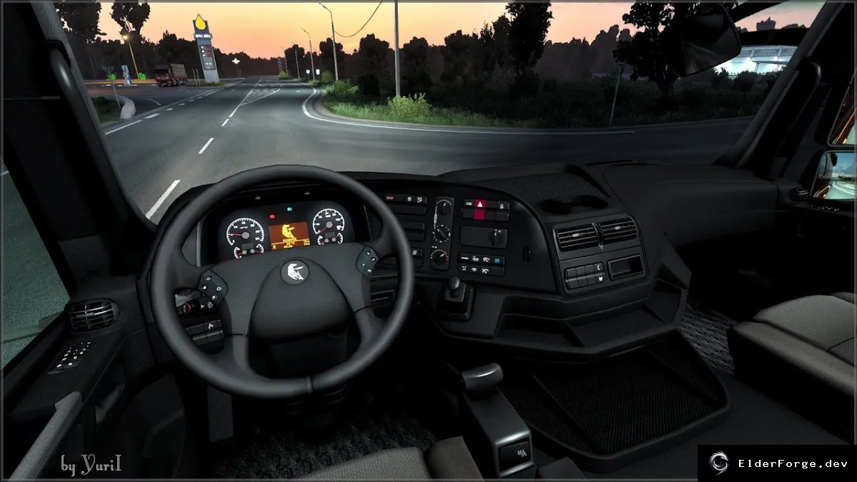 Обложка мода: Интерьер Камаз 5490 Neo/65206 для Euro Truck Simulator 2 – улучшенный звук стеклоподъёмников