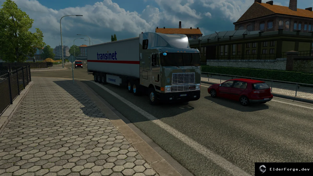 Обложка мода: International 9800 – новый грузовик для Euro Truck Simulator 2 (ETS2)