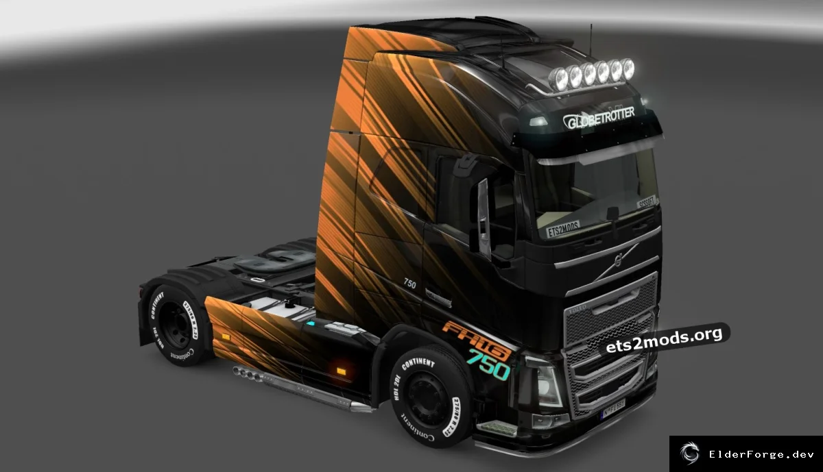 Обложка мода: iNverted VBW Volvo FH 16 – новый скин для Euro Truck Simulator 2