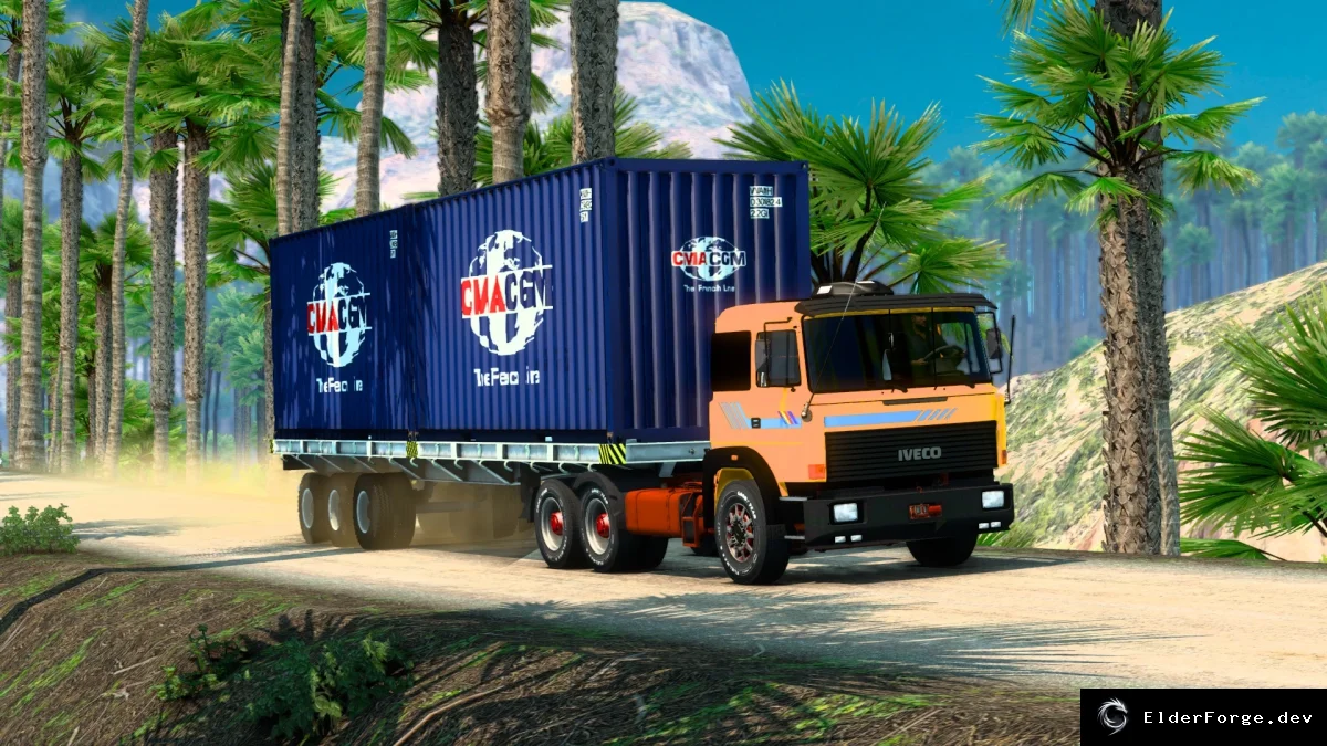 Обложка мода: Iveco 190-33/29 для Euro Truck Simulator 2 – новый грузовик 1.43