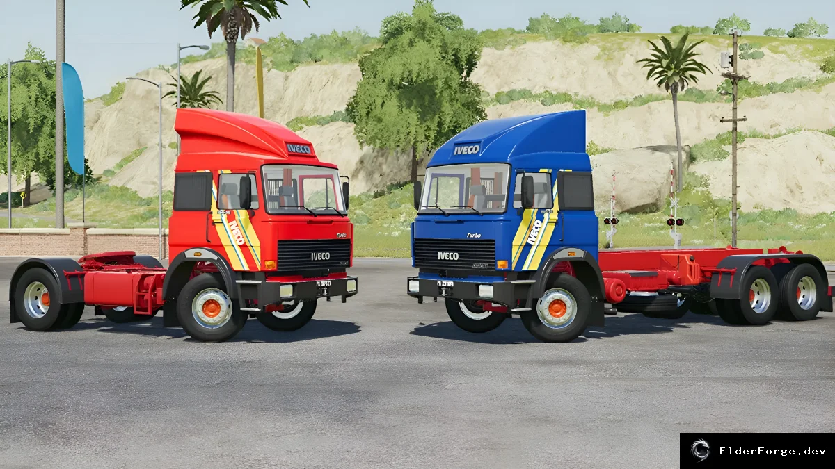 Обложка мода: Iveco 190-38 Special + прицеп – классика 80‑х для Euro Truck Simulator 2