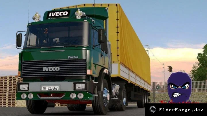 Обложка мода: IVECO 190‑38 Stock Interior Sound для Euro Truck Simulator 2 – оригинальные звуки и 480 л.с.