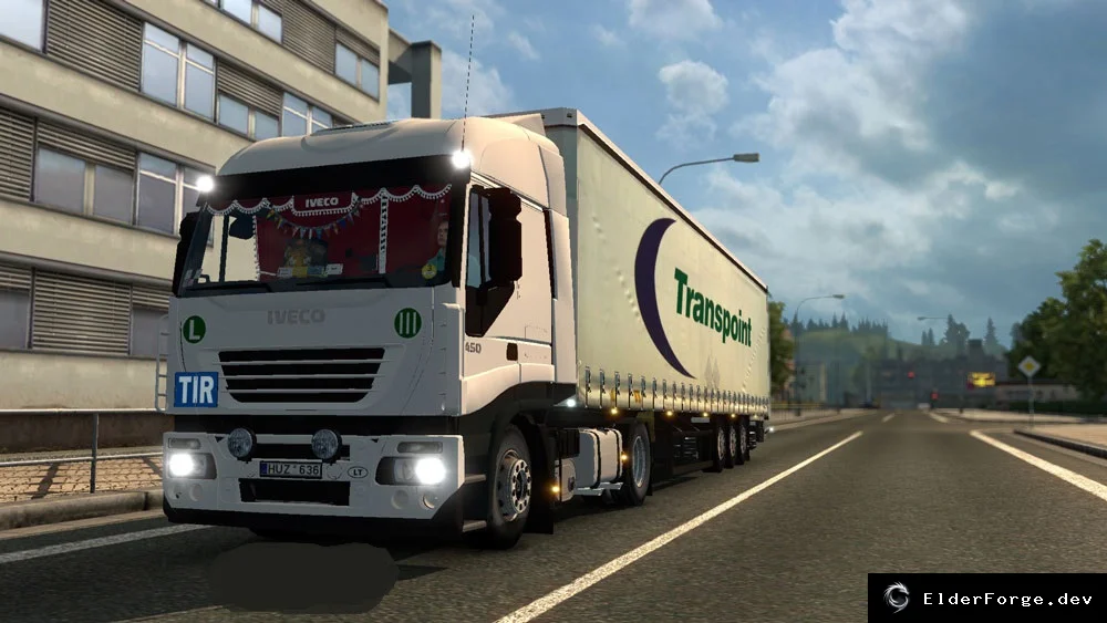 Обложка мода: Iveco AS1 – новый салон и колёса для Euro Truck Simulator 2