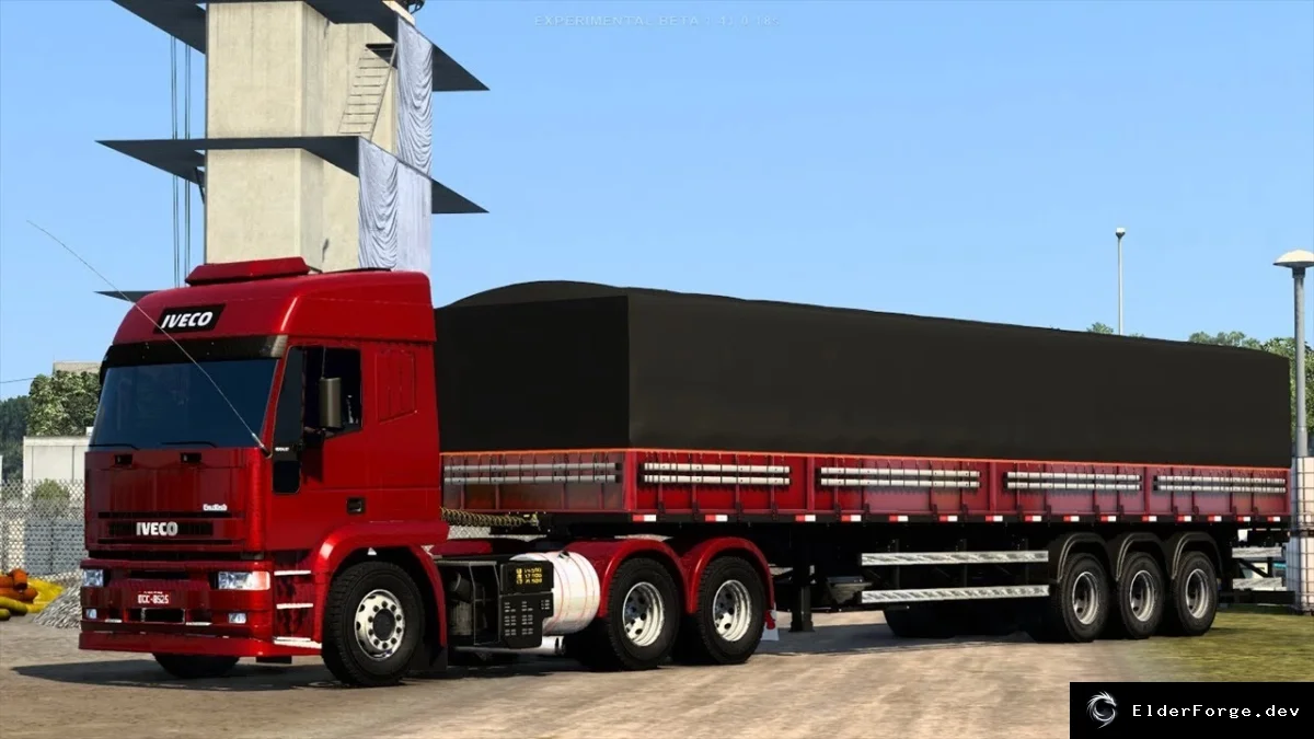 Обложка мода: Iveco Eurotech для Euro Truck Simulator 2 – новый грузовик (версии 1.43.x)