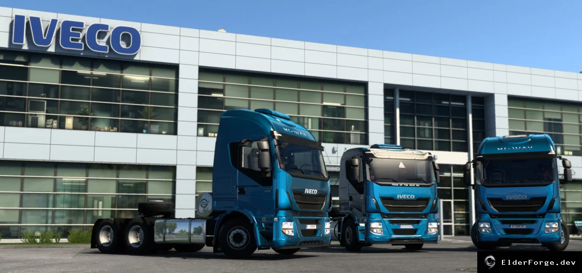 Обложка мода: Iveco Hi-Way (бразильская версия) – новый грузовик для Euro Truck Simulator 2