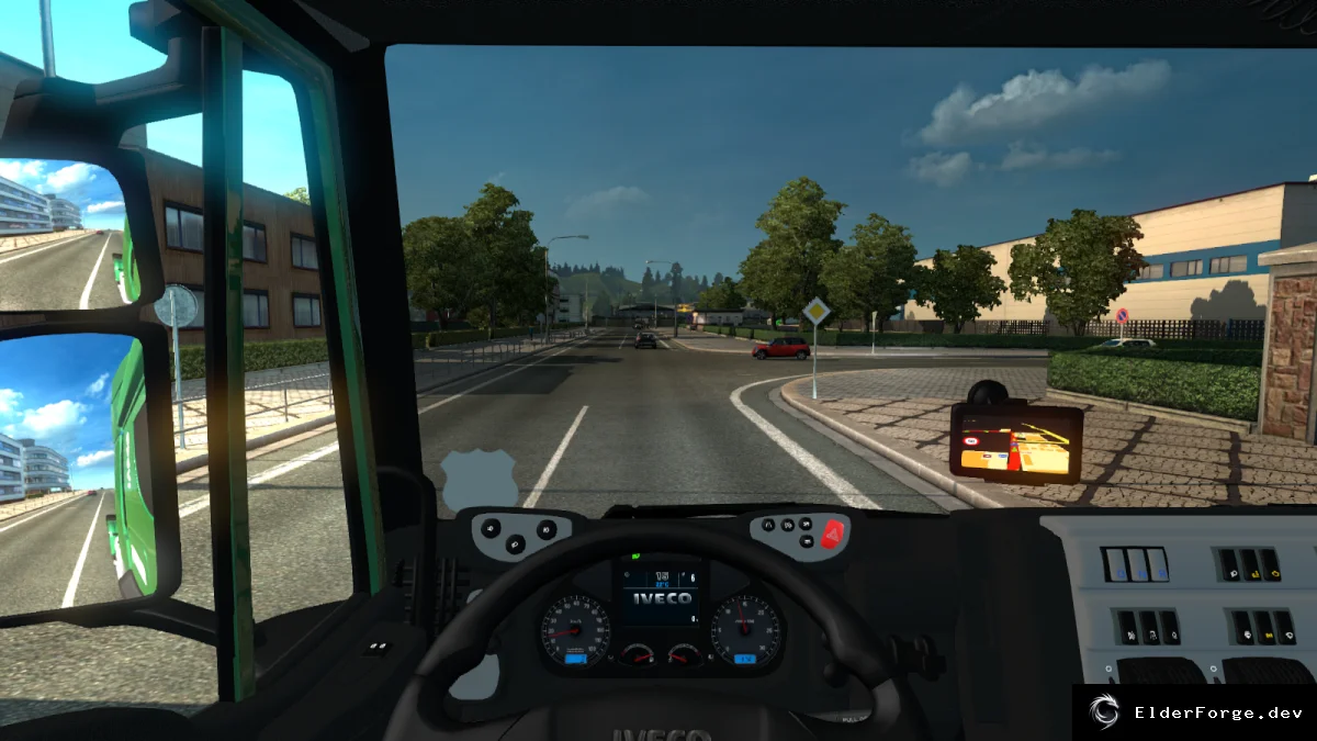 Обложка мода: Iveco Stralis для Euro Truck Simulator 2 – два кабины, два шасси, уникальный интерьер и звук