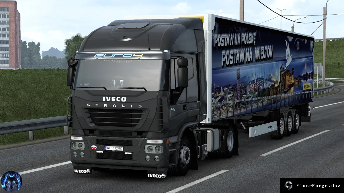 Обложка мода: Iveco Stralis Reworked – улучшенный грузовик для Euro Truck Simulator 2