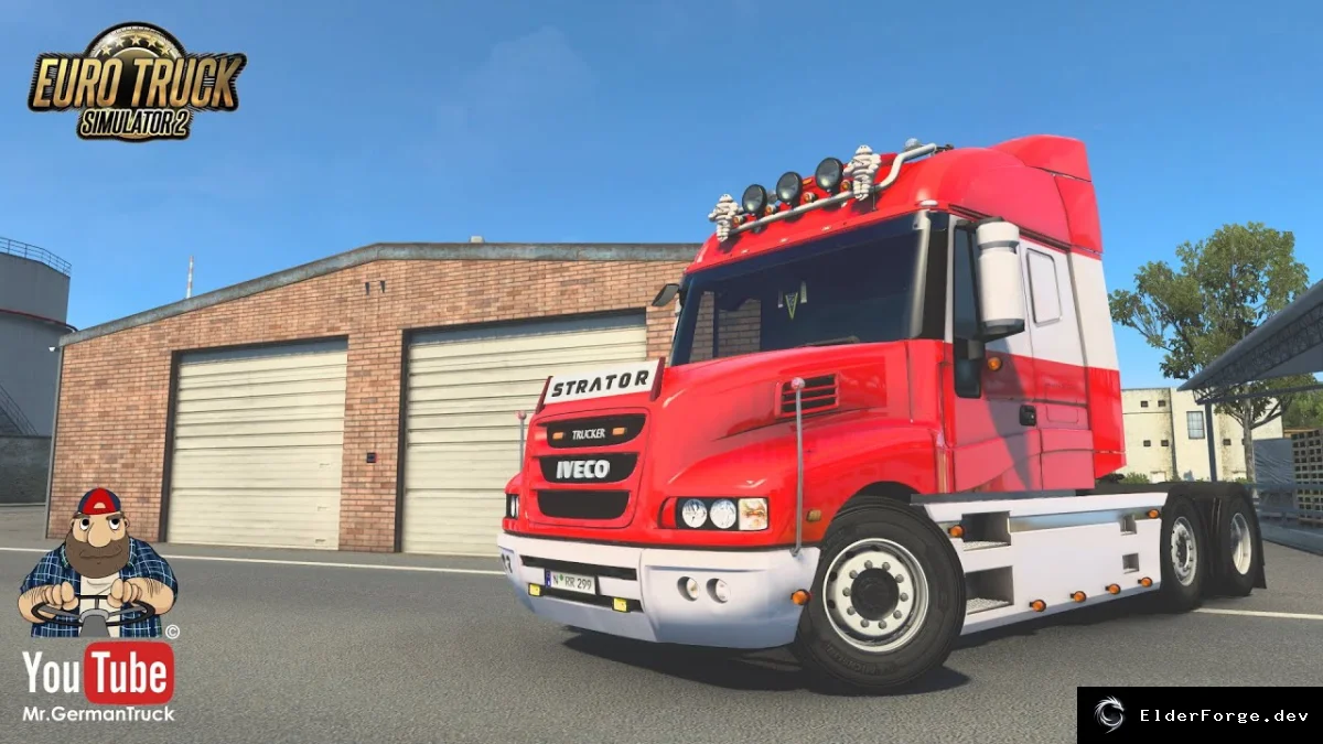 Обложка мода: Iveco Strator – новый грузовик для Euro Truck Simulator 2 (версия 1.46)