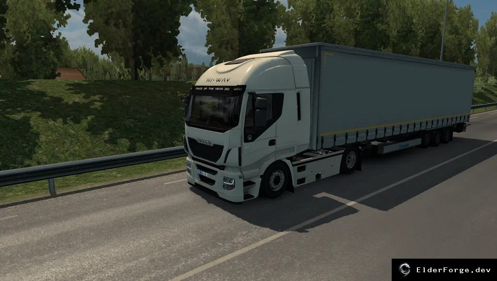 Обложка мода: Iveco Transport Pack – новые грузовики Iveco и полуприцеп Krone для Euro Truck Simulator 2