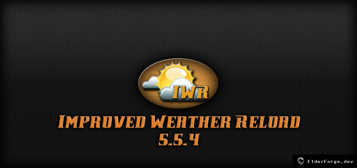 Обложка мода: IWR r5.5.4 alpha – улучшенное освещение и погодные эффекты для Euro Truck Simulator 2