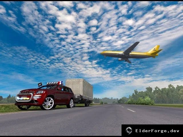 Обложка мода: Jeep Grand Cherokee SRT8 для Euro Truck Simulator 2 – полная комплектация и тюнинг
