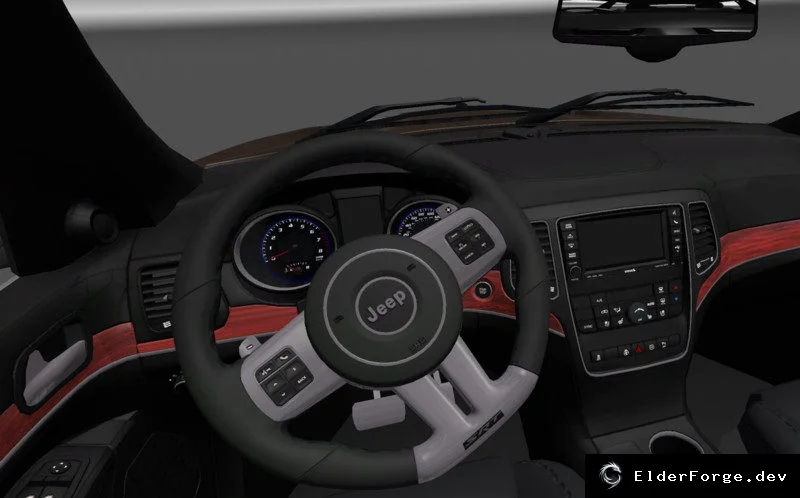 Обложка мода: Jeep Grand Cherokee SRT8 для Euro Truck Simulator 2 – версия 1.2