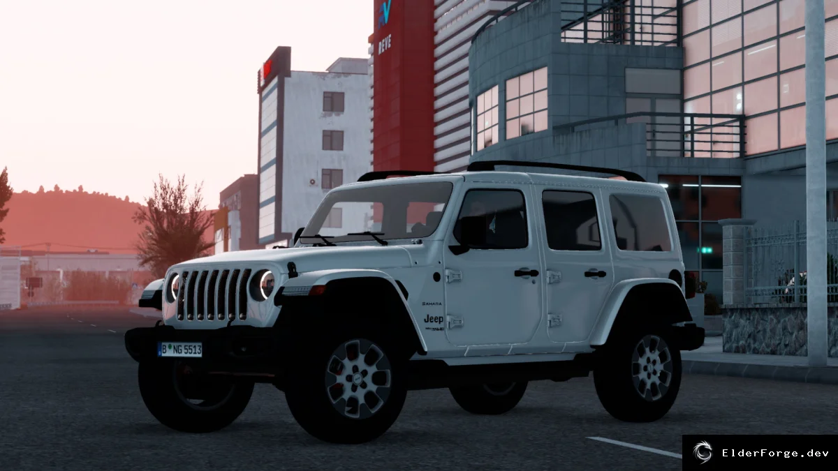 Обложка мода: Jeep Wrangler 2022 для Euro Truck Simulator 2 – новый внедорожник