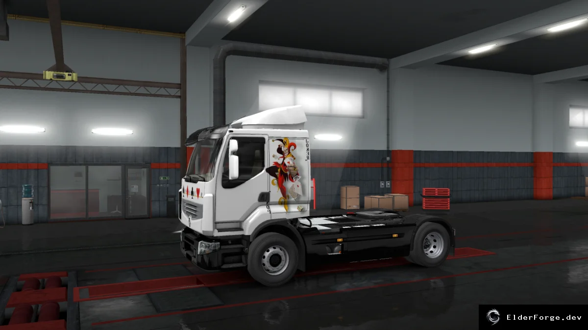 Обложка мода: Joker Renault Premium Skin для Euro Truck Simulator 2
