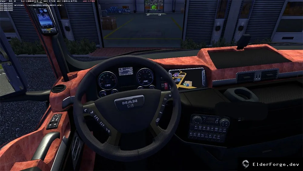 Обложка мода: Качественный интерьер салона MAN для Euro Truck Simulator 2