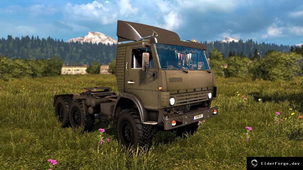 Обложка мода: Камаз 4410 1.2 fix – новый грузовик для Euro Truck Simulator 2