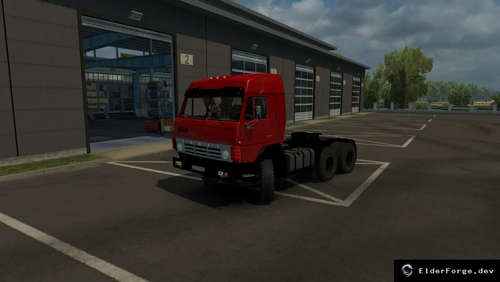 Обложка мода: КамАЗ 53212/5410 для Euro Truck Simulator 2 – новые кабины, двигатели и трансмиссии