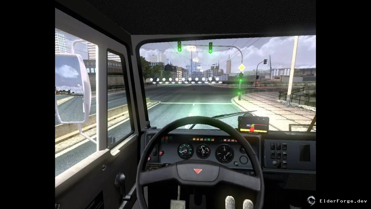 Обложка мода: Kamaz 53228 – новый грузовик с интерьером и звуками для ETS2