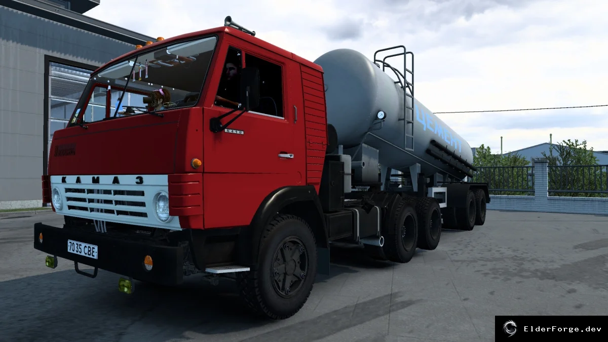 Обложка мода: КамАЗ 5410 «Легенда» – новый грузовик для Euro Truck Simulator 2