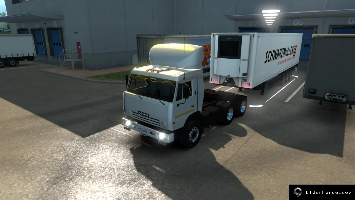 Обложка мода: Kamaz 5410 – новый грузовик для Euro Truck Simulator 2 (ETS2)