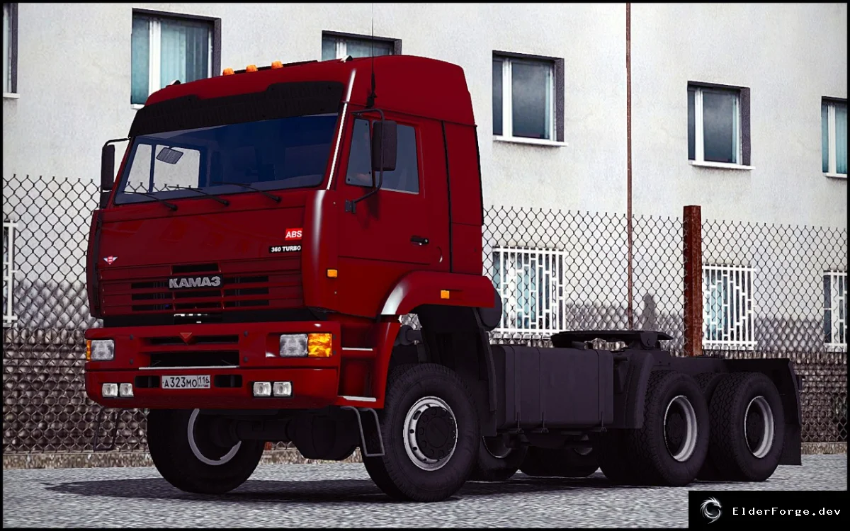 Обложка мода: Камаз 5460 V.2 – новый грузовик для Euro Truck Simulator 2