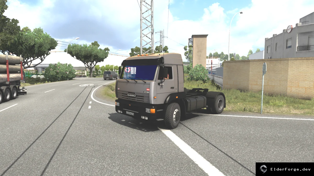 Обложка мода: КамаЗ 5460‑63 (2009) – новый грузовик для Euro Truck Simulator 2
