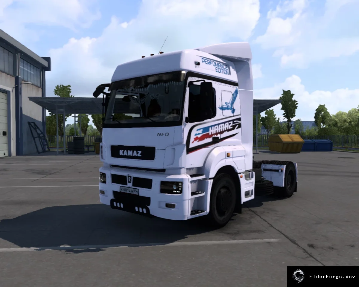 Обложка мода: Камаз 5490 NEO для Euro Truck Simulator 2 – новые кабины, шасси и тюнинг